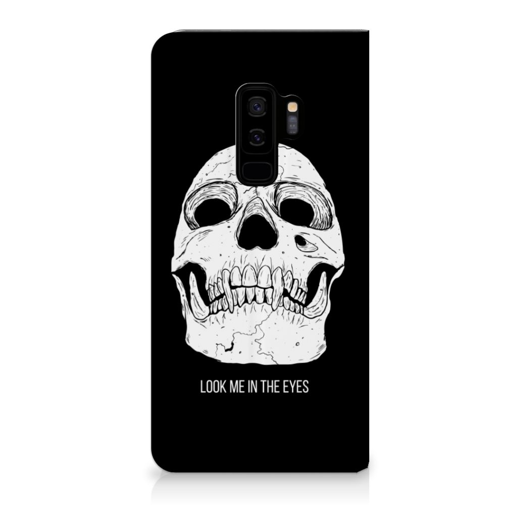 Mobiel BookCase Samsung Galaxy S9 Plus Skull Eyes