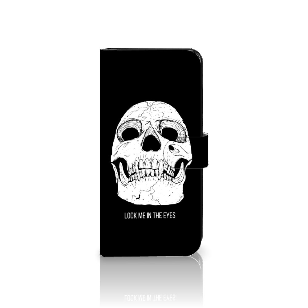 Telefoonhoesje met Naam Samsung Galaxy A34 Skull Eyes