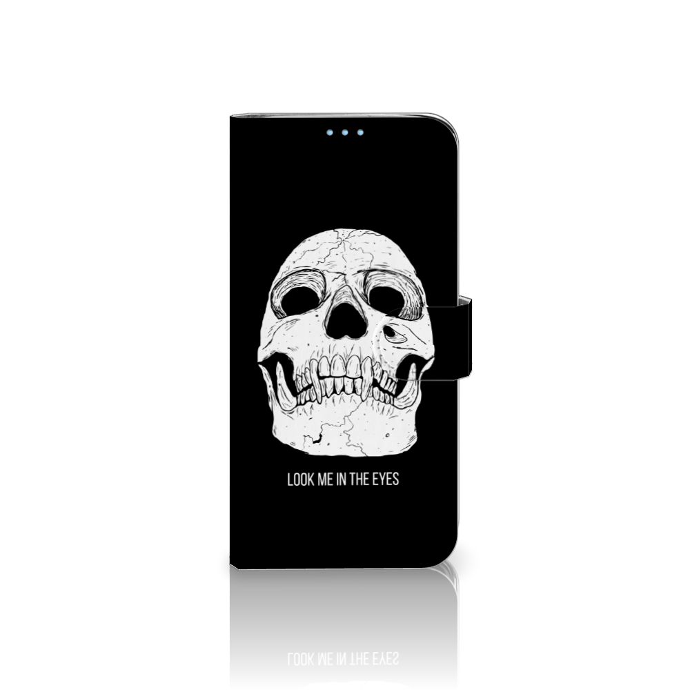 Telefoonhoesje met Naam Huawei P40 Lite Skull Eyes