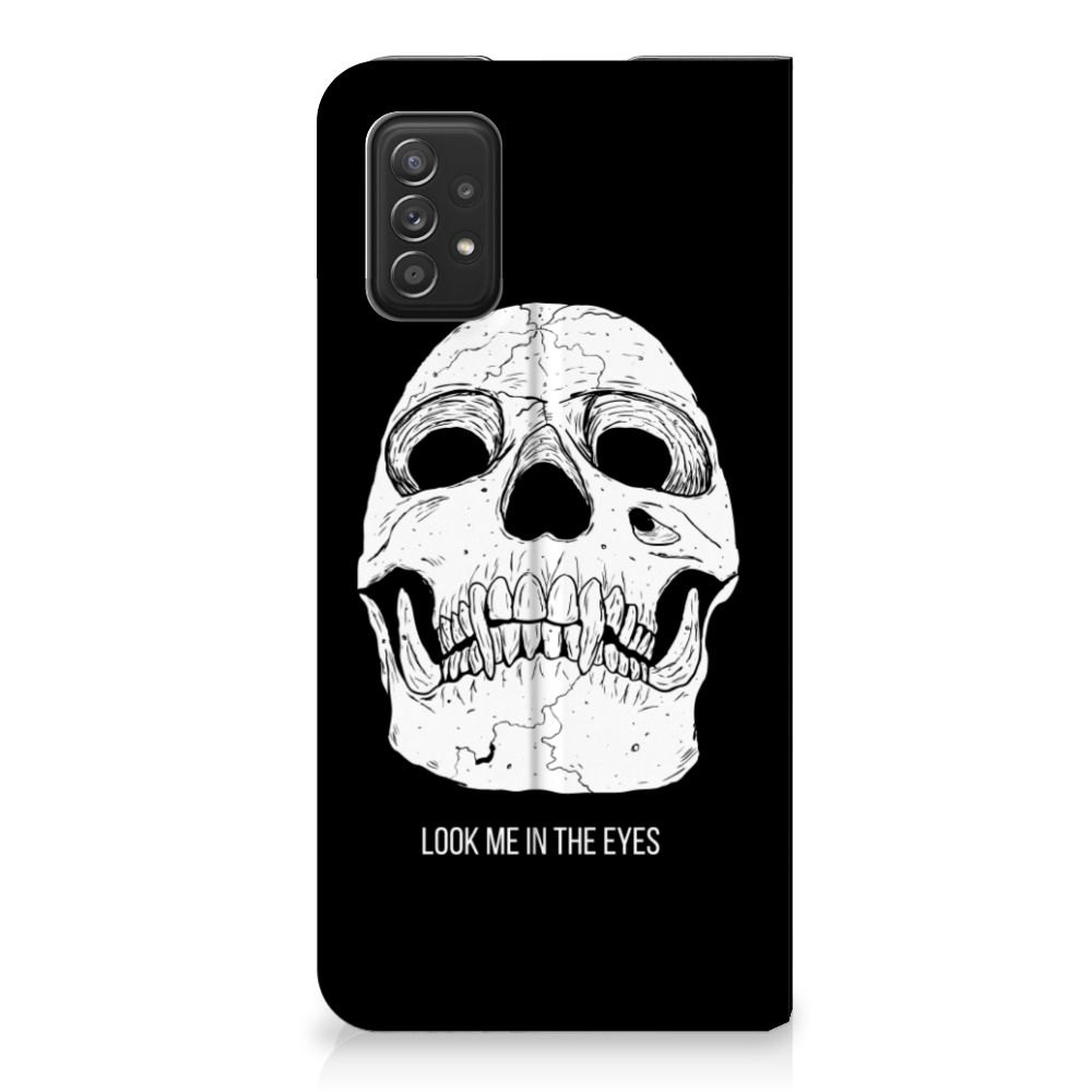 Mobiel BookCase Samsung Galaxy A03s Skull Eyes