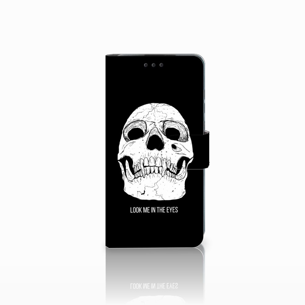 Telefoonhoesje met Naam Huawei P30 Skull Eyes