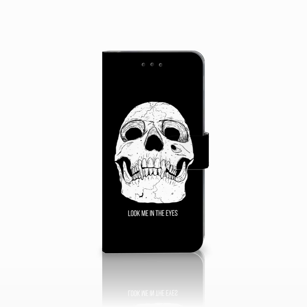 Telefoonhoesje met Naam Samsung Galaxy A6 Plus 2018 Skull Eyes