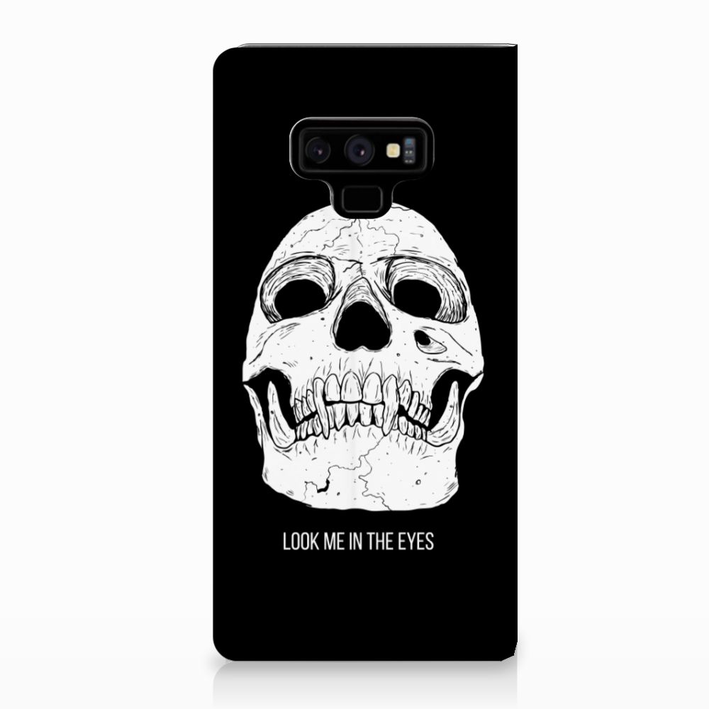 Mobiel BookCase Samsung Galaxy Note 9 Skull Eyes