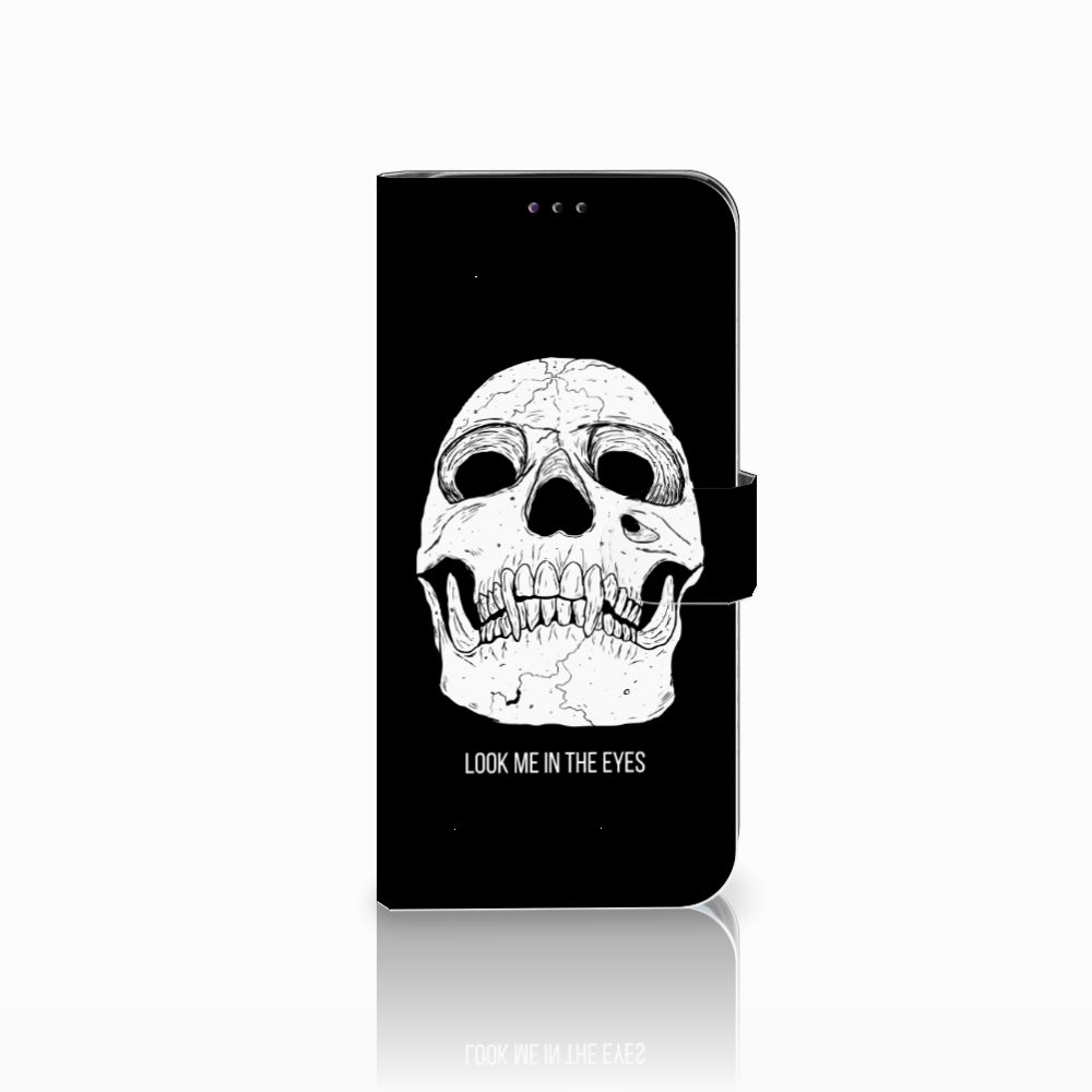 Telefoonhoesje met Naam Samsung Galaxy A70 Skull Eyes