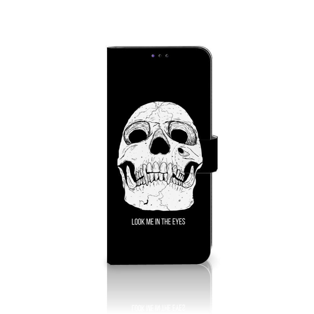 Telefoonhoesje met Naam Samsung Galaxy A22 5G Skull Eyes
