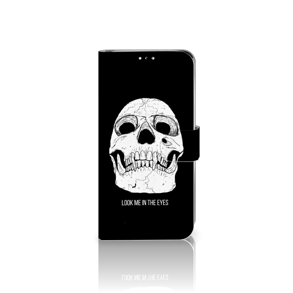 Telefoonhoesje met Naam Huawei Y6 (2019) Skull Eyes