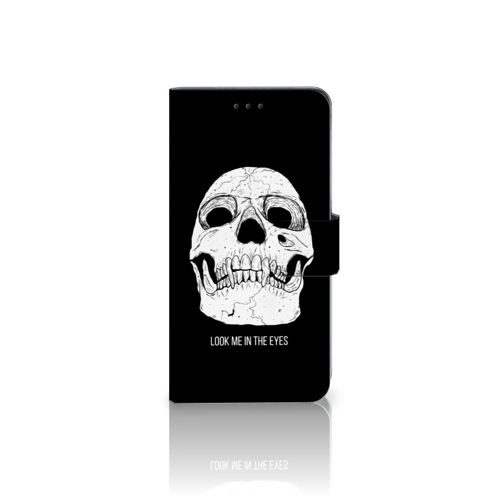 Telefoonhoesje met Naam Huawei P10 Lite Skull Eyes