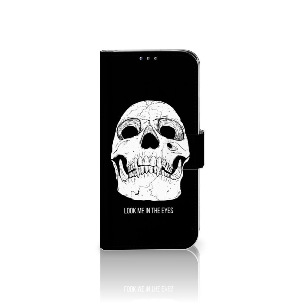 Telefoonhoesje met Naam Samsung Galaxy A20e Skull Eyes