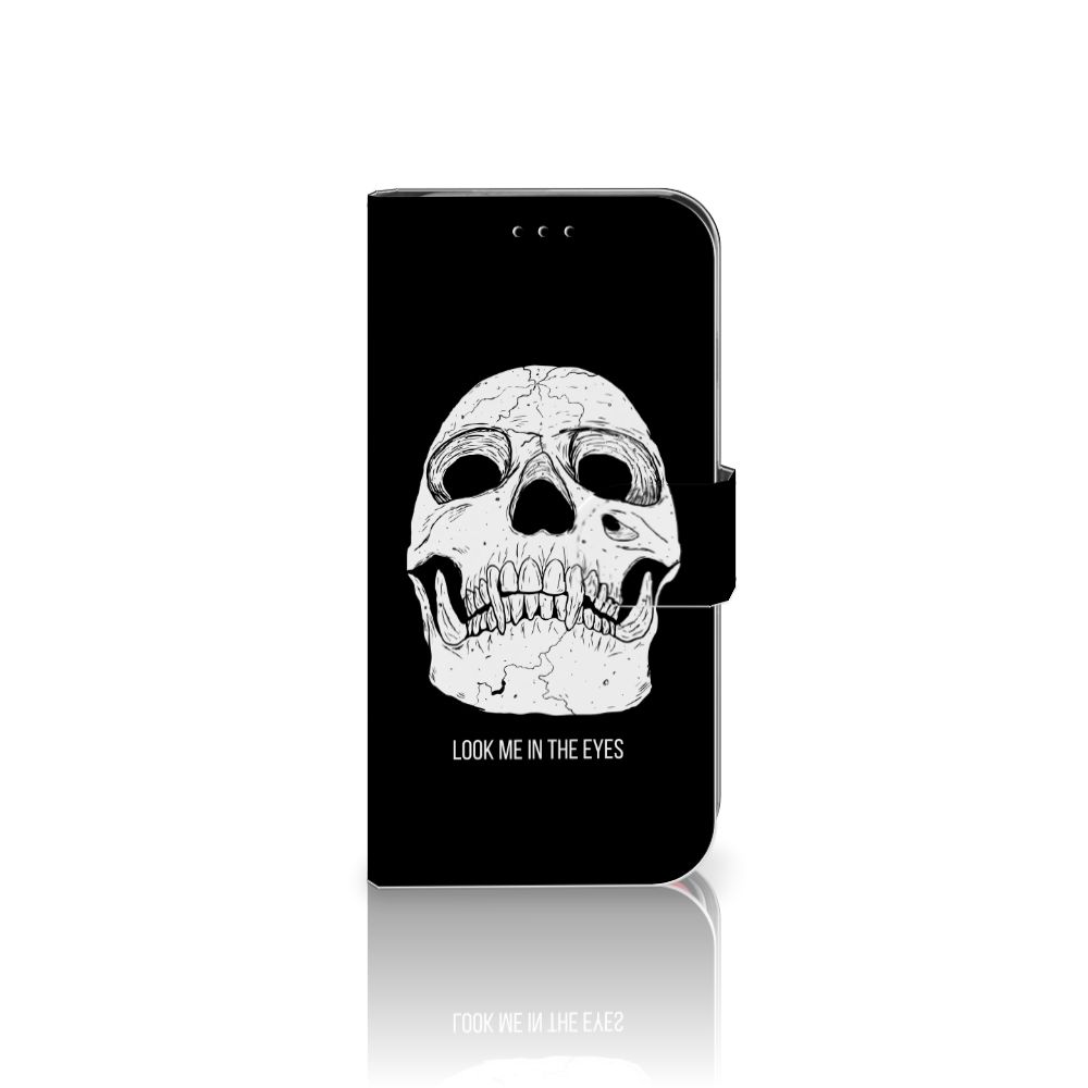 Telefoonhoesje met Naam Apple iPhone X | Xs Skull Eyes