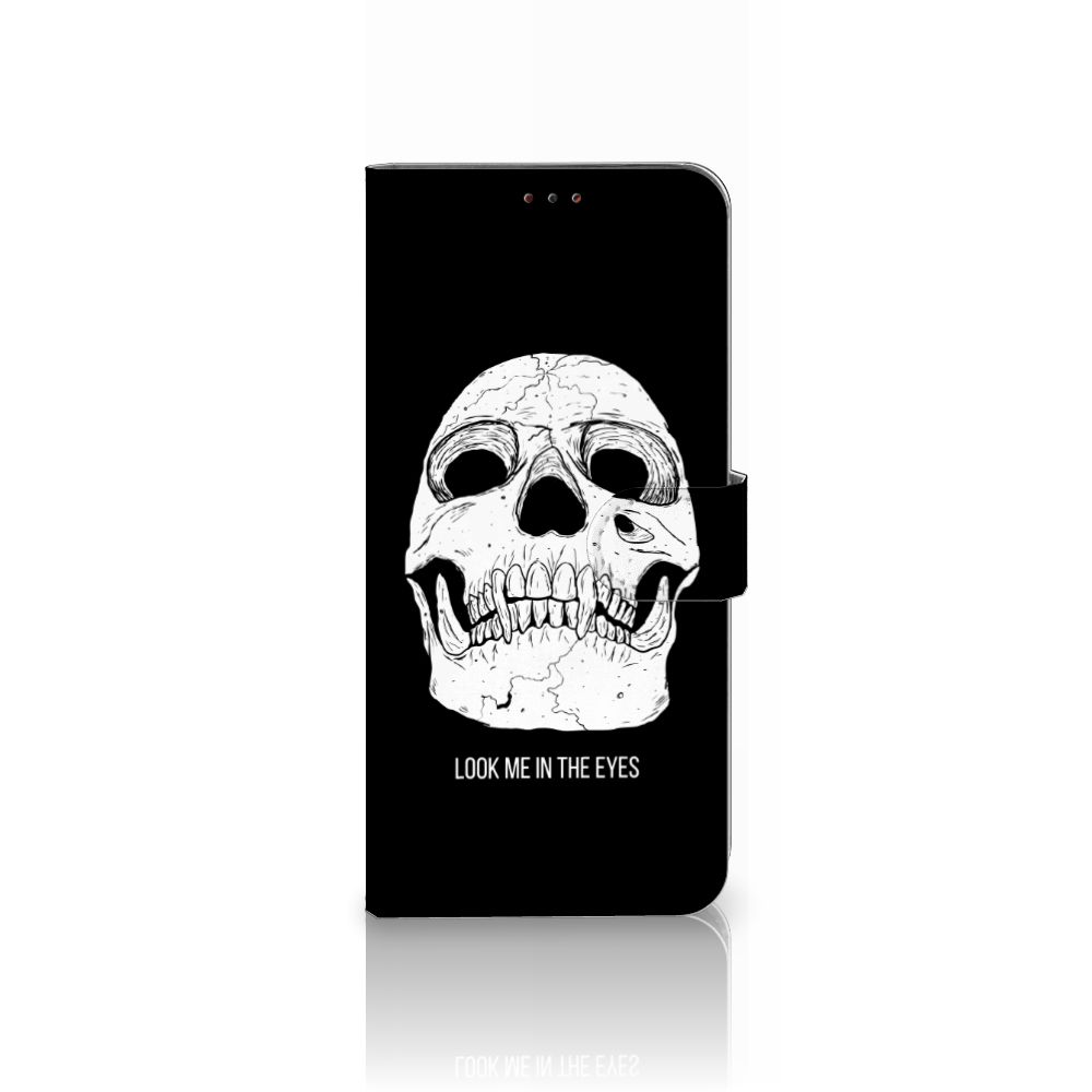 Telefoonhoesje met Naam Motorola Moto E7i Power | E7 Power Skull Eyes