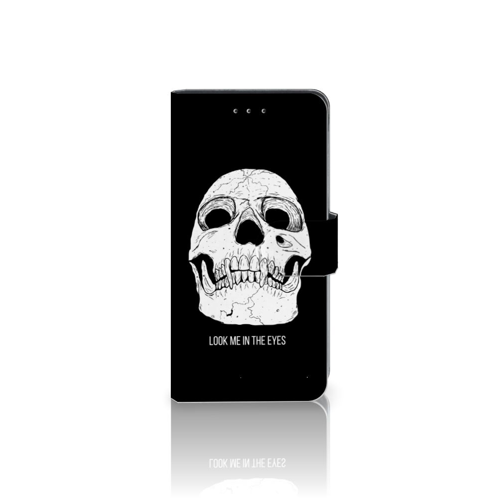 Telefoonhoesje met Naam Huawei P20 Skull Eyes