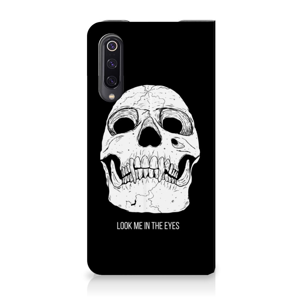 Mobiel BookCase Xiaomi Mi 9 Skull Eyes