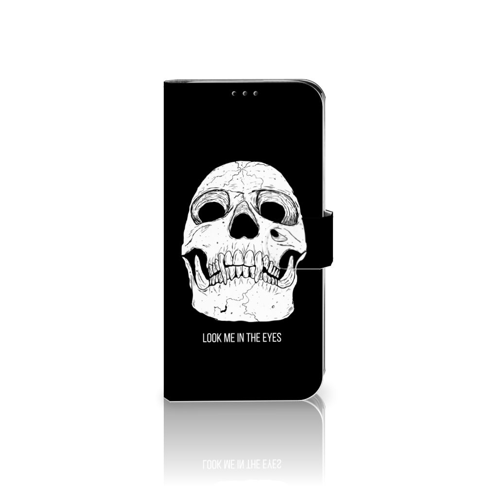 Telefoonhoesje met Naam Motorola Moto G7 Power Skull Eyes