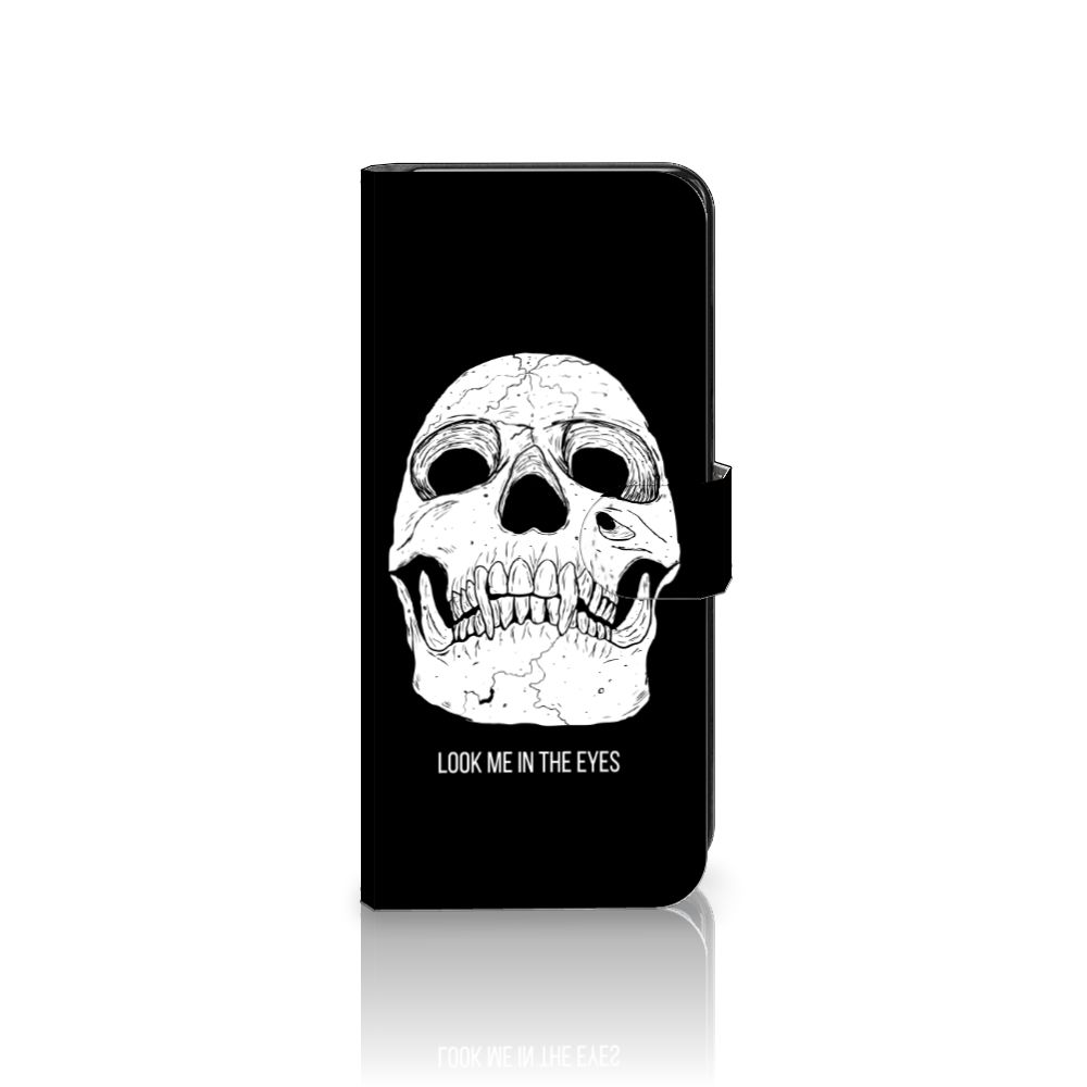Telefoonhoesje met Naam Motorola Moto G72 Skull Eyes