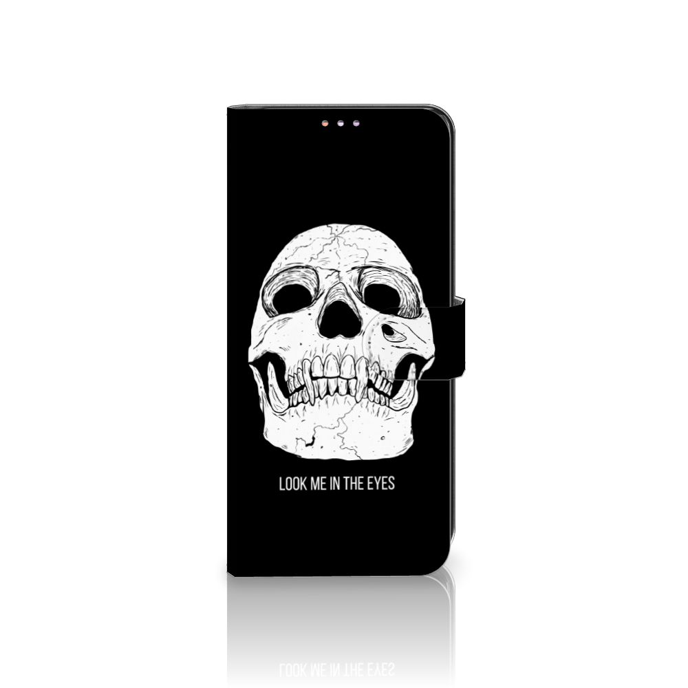 Telefoonhoesje met Naam Samsung Galaxy M11 | A11 Skull Eyes