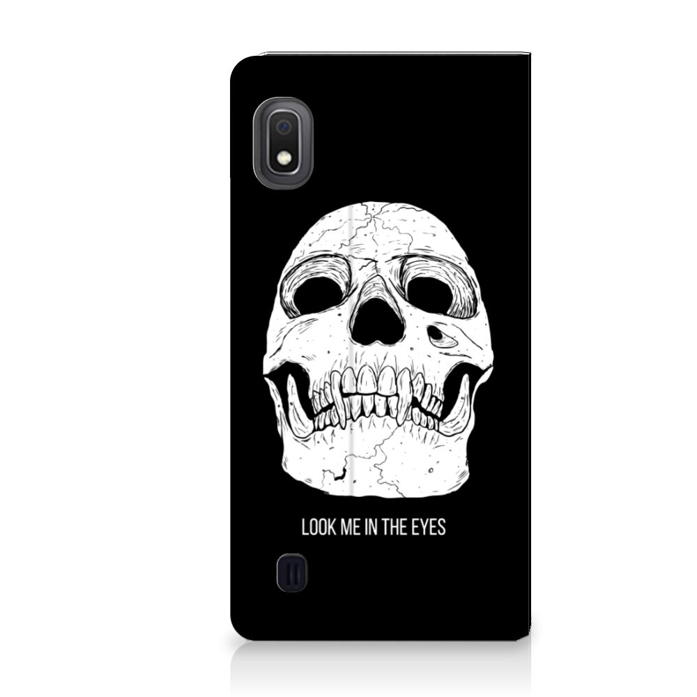 Mobiel BookCase Samsung Galaxy A10 Skull Eyes
