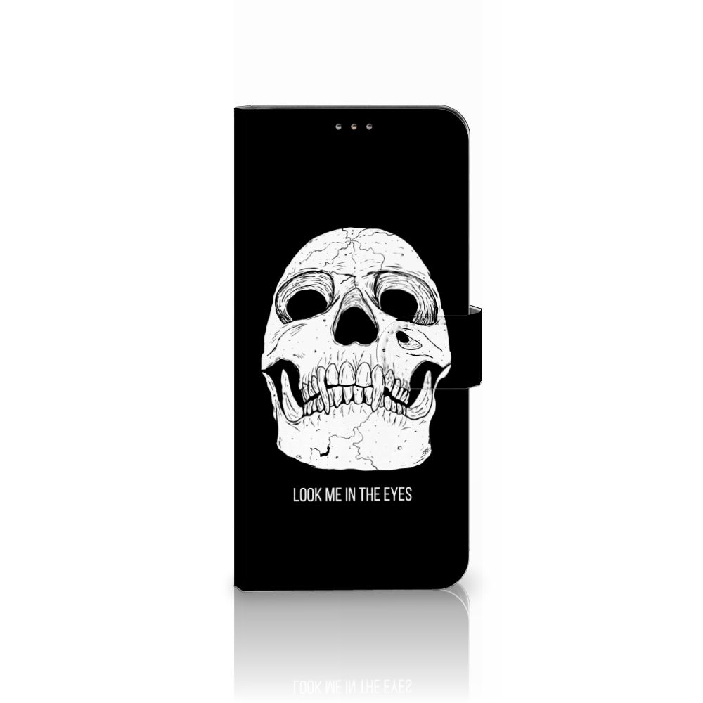 Telefoonhoesje met Naam Motorola Moto G60 Skull Eyes
