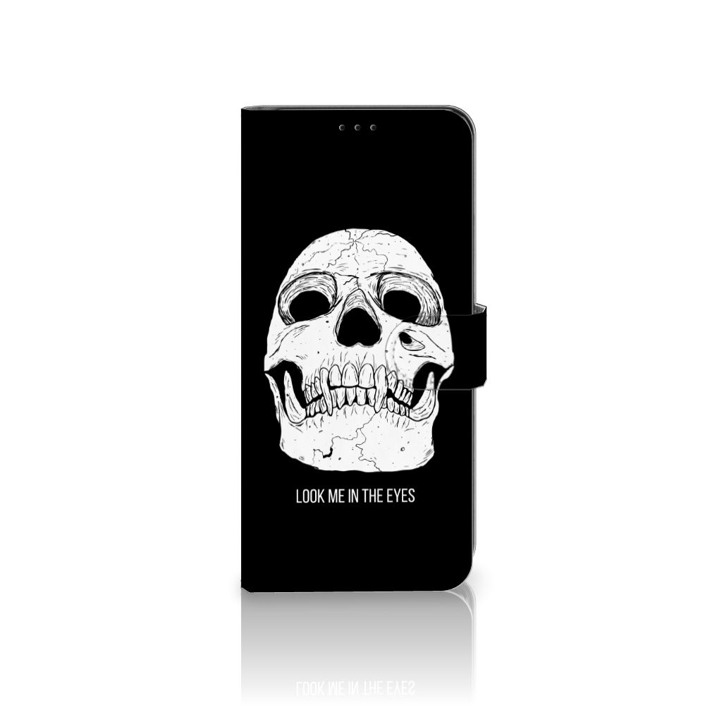 Telefoonhoesje met Naam Samsung Galaxy S21 Ultra Skull Eyes
