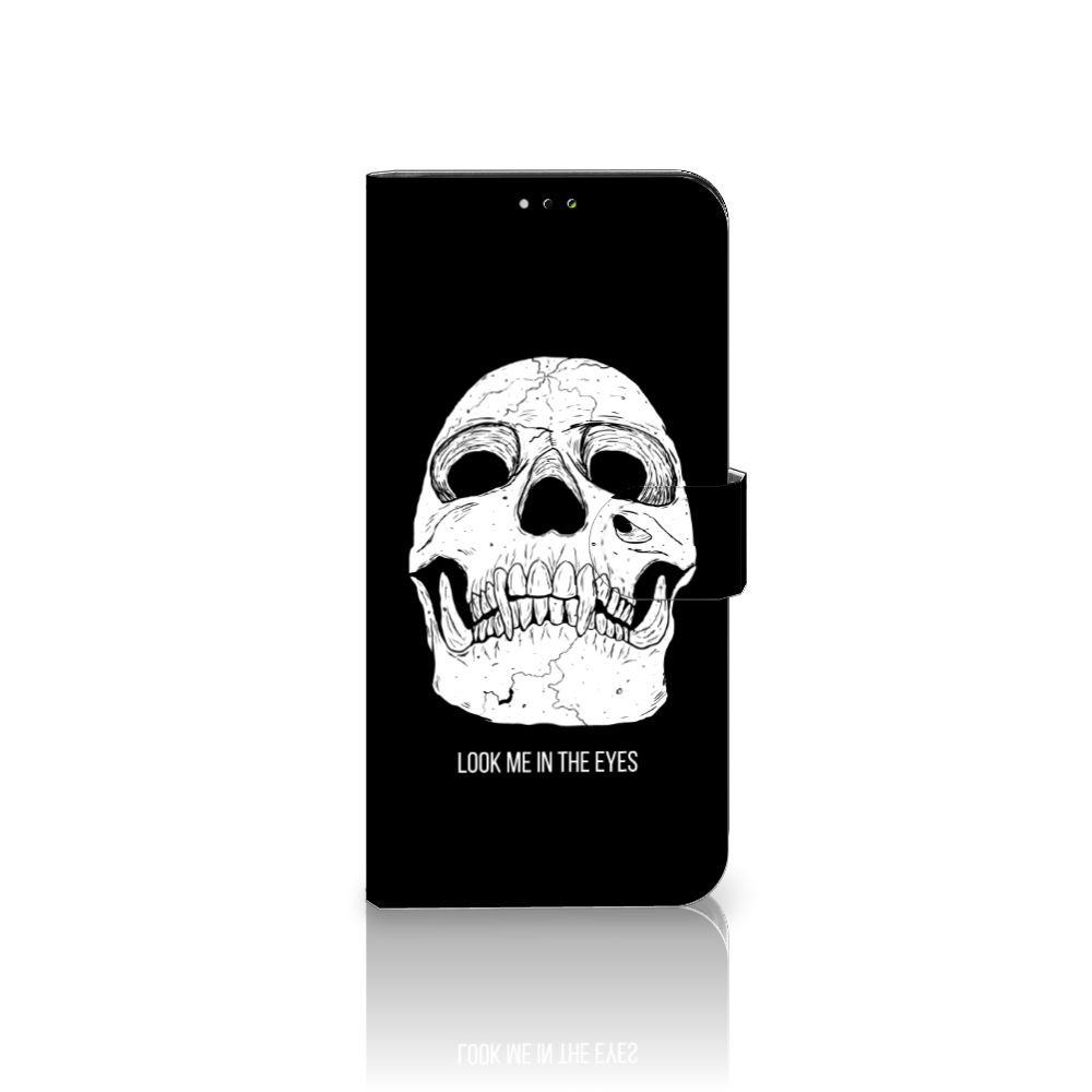 Telefoonhoesje met Naam Samsung Galaxy A03 Skull Eyes