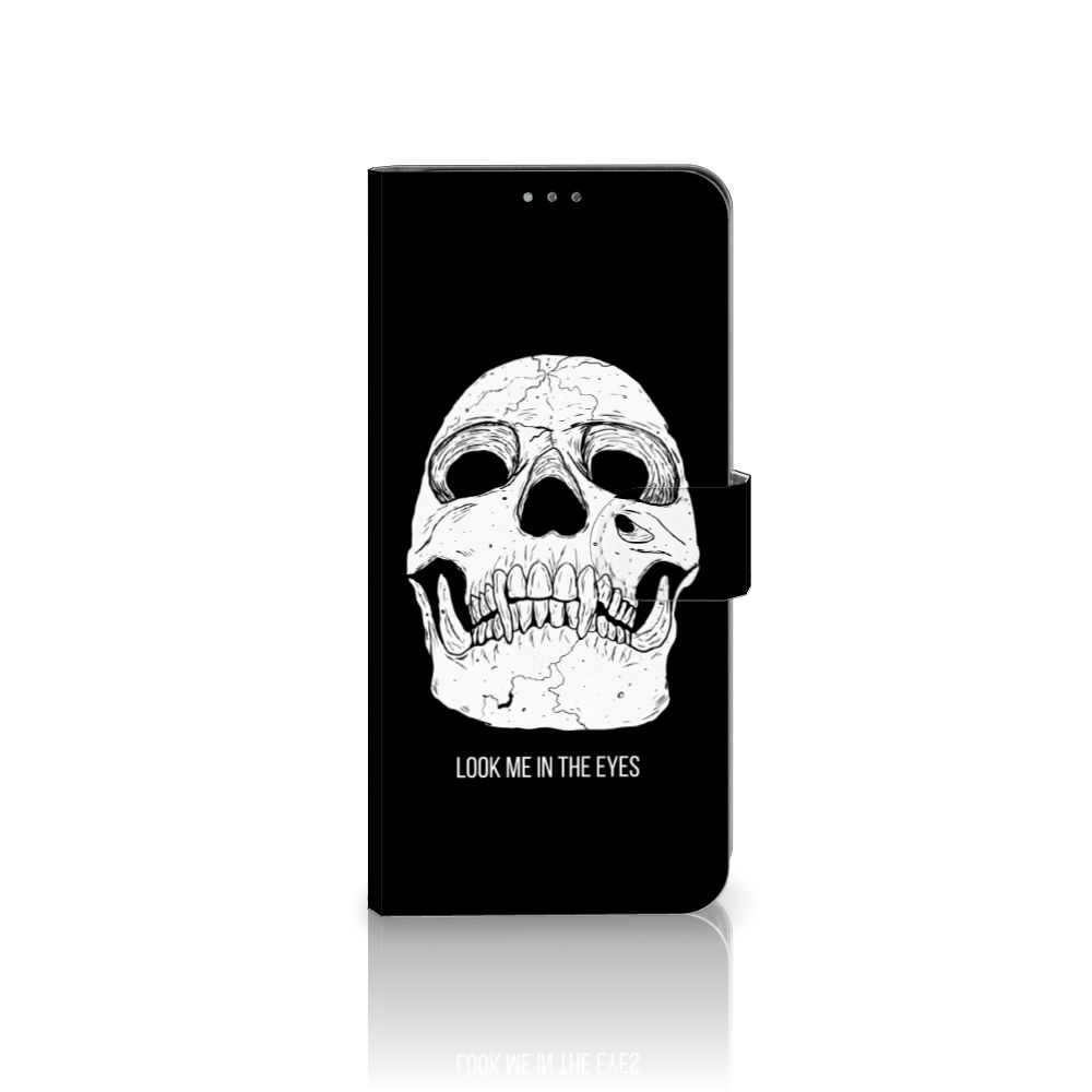 Telefoonhoesje met Naam Nokia 2.4 Skull Eyes