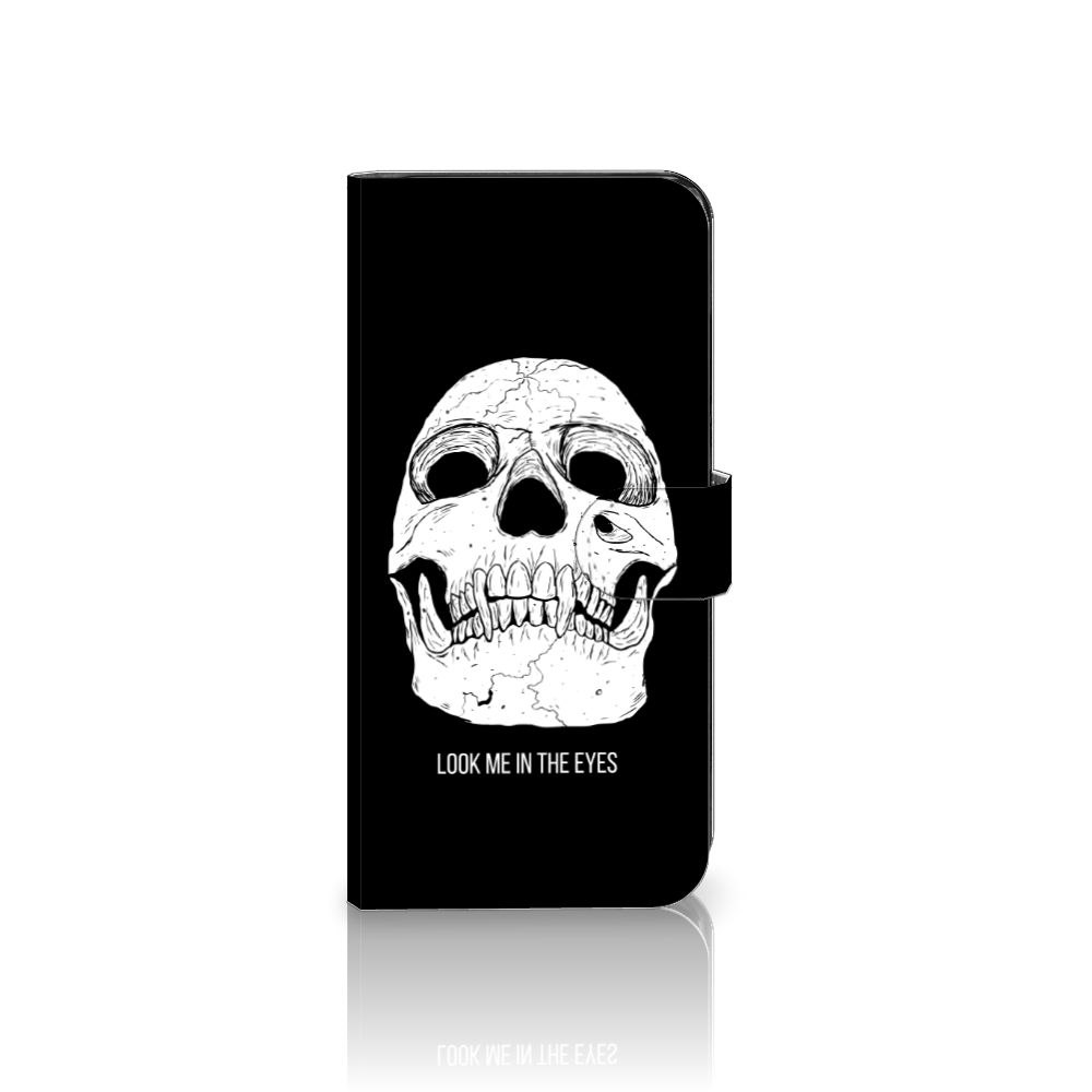 Telefoonhoesje met Naam Nokia G60 Skull Eyes