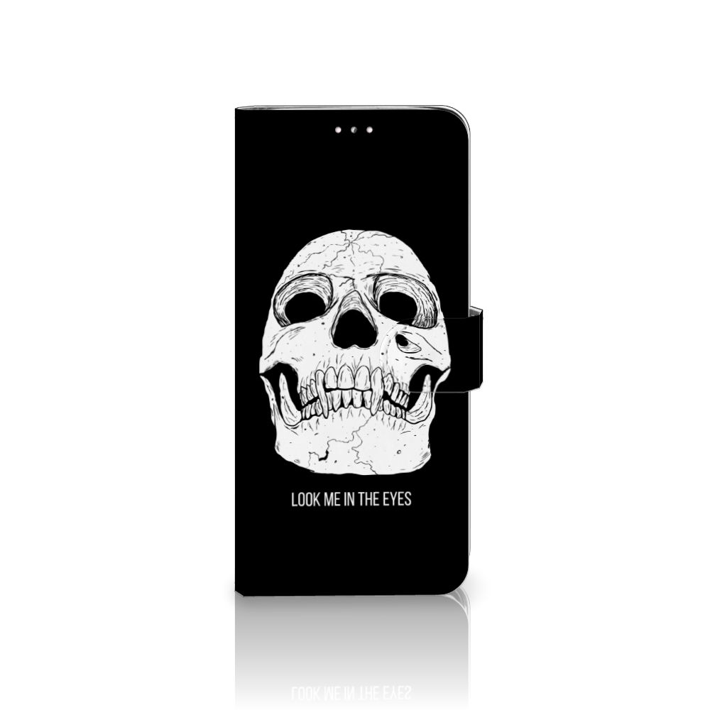 Telefoonhoesje met Naam Samsung Note 10 Lite Skull Eyes