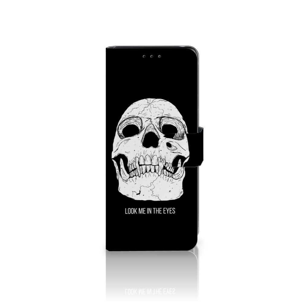 Telefoonhoesje met Naam Sony Xperia L4 Skull Eyes