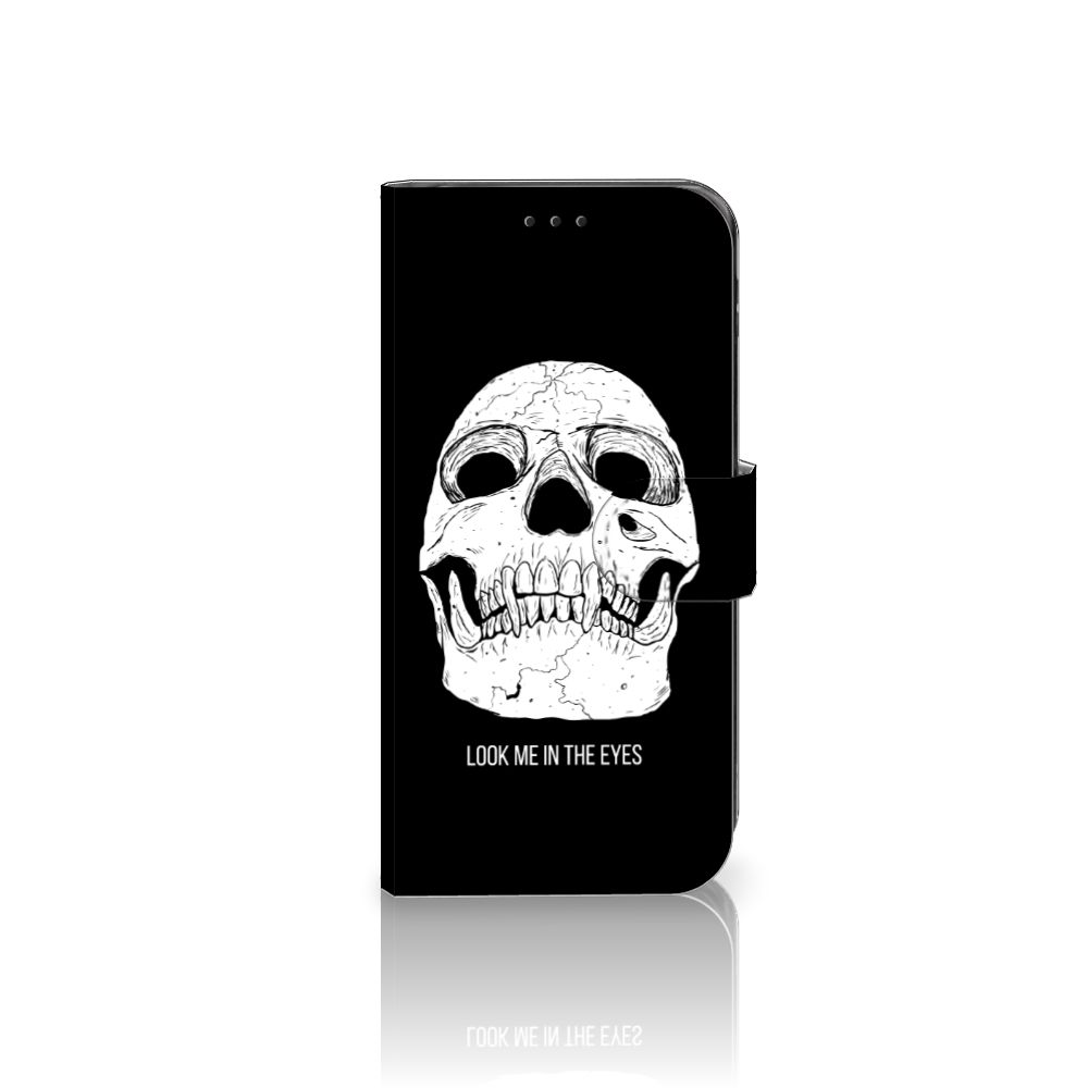 Telefoonhoesje met Naam Samsung Galaxy J5 2017 Skull Eyes