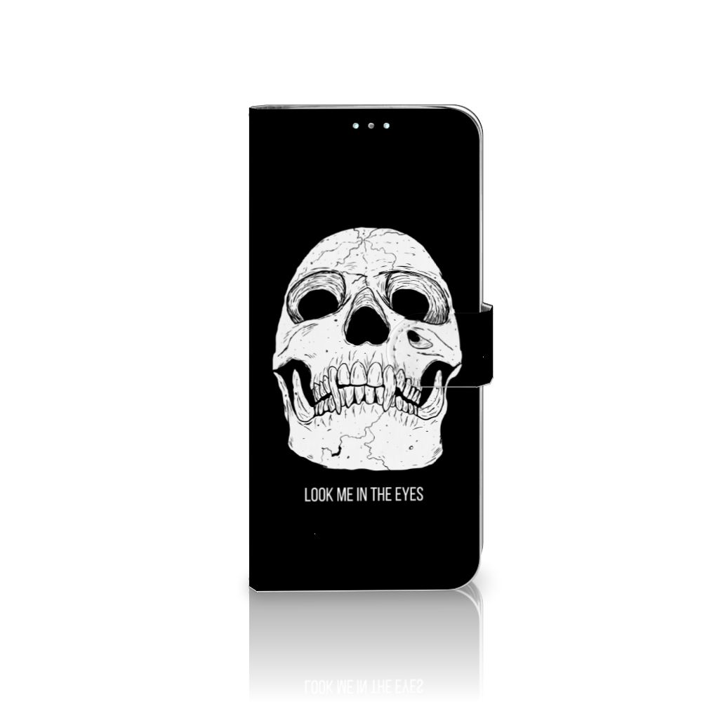 Telefoonhoesje met Naam Samsung Galaxy A71 Skull Eyes