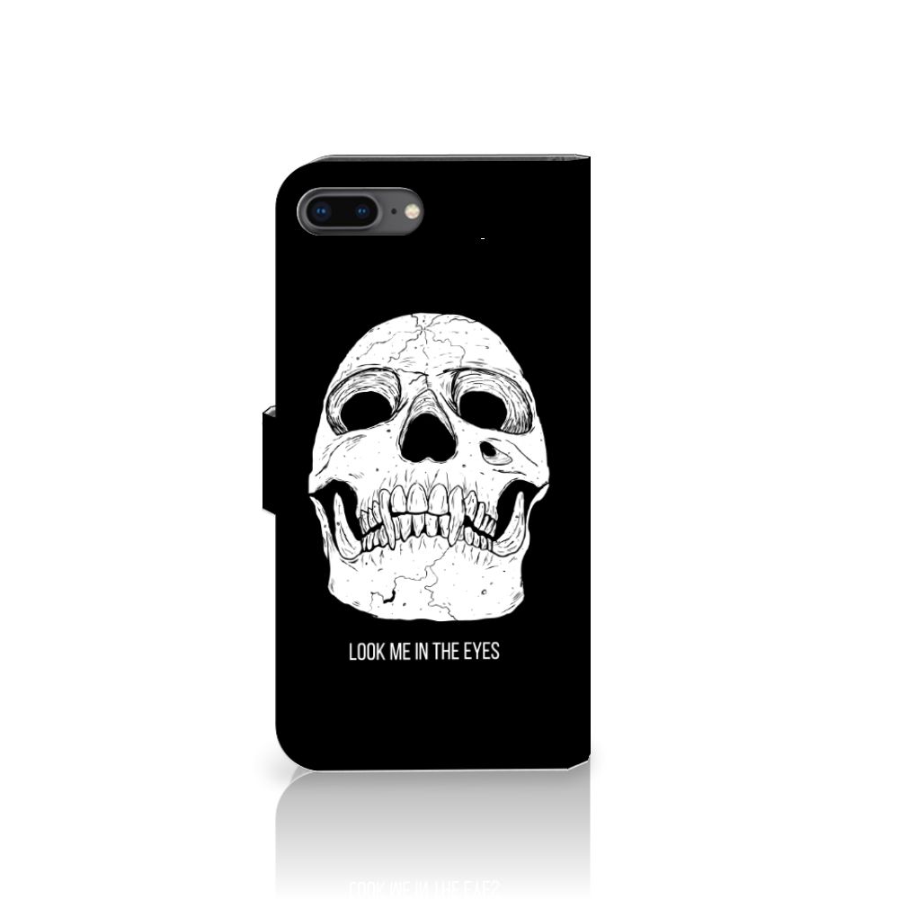 Telefoonhoesje met Naam Apple iPhone 7 Plus | 8 Plus Skull Eyes