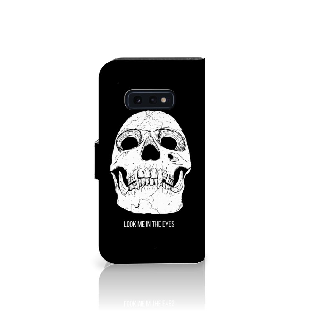 Telefoonhoesje met Naam Samsung Galaxy S10e Skull Eyes
