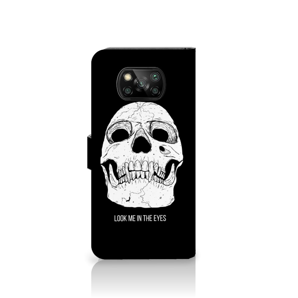 Telefoonhoesje met Naam Xiaomi Poco X3 | Poco X3 Pro Skull Eyes