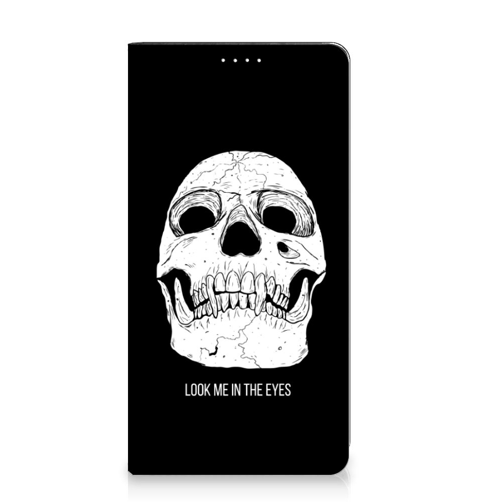Mobiel BookCase Samsung Galaxy A54 Skull Eyes