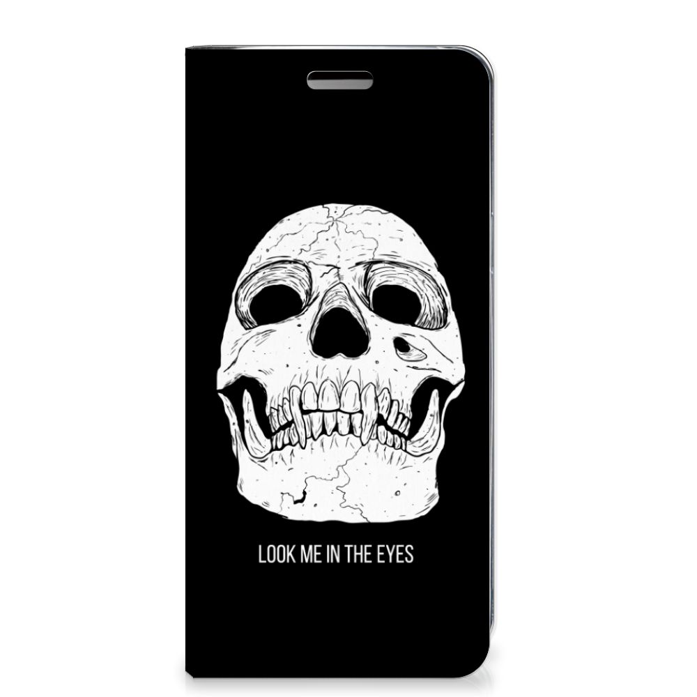 Mobiel BookCase Samsung Galaxy S9 Skull Eyes