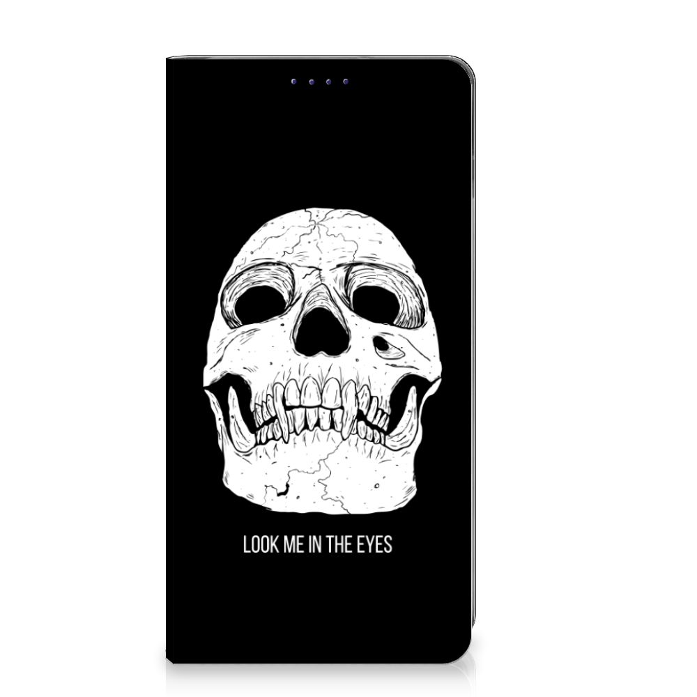 Mobiel BookCase Samsung Galaxy S10 Skull Eyes