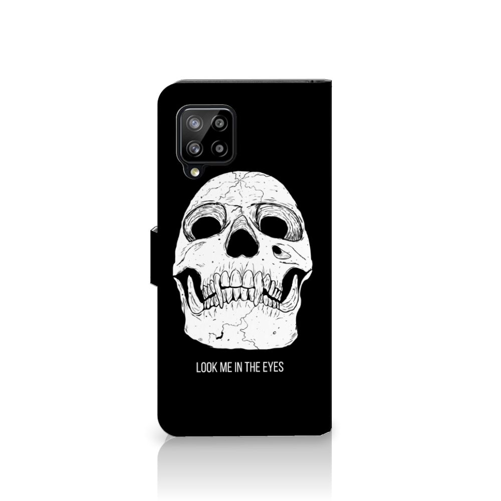 Telefoonhoesje met Naam Samsung Galaxy A42 5G Skull Eyes