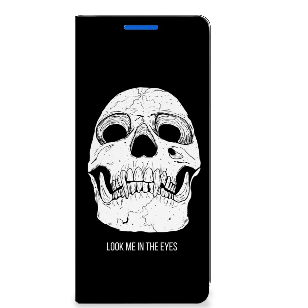 Mobiel BookCase OPPO Reno 6 Pro Plus 5G Skull Eyes