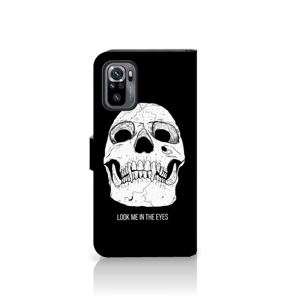 Telefoonhoesje met Naam Xiaomi Redmi Note 10S | 10 4G | Poco M5s Skull Eyes