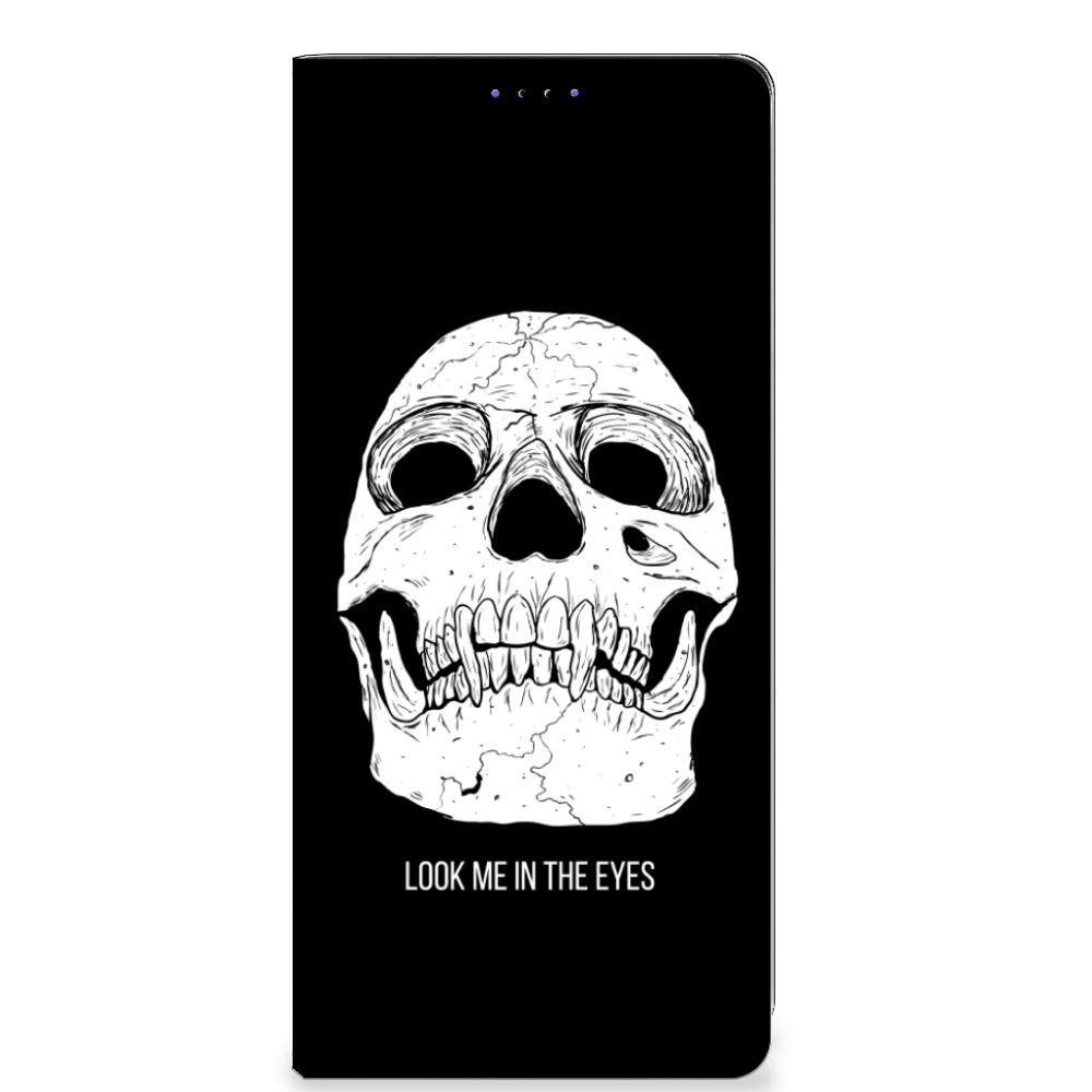 Mobiel BookCase Samsung Galaxy A22 5G Skull Eyes