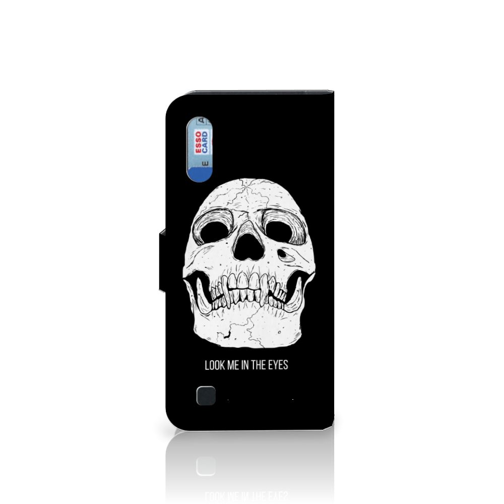 Telefoonhoesje met Naam Samsung Galaxy M10 Skull Eyes