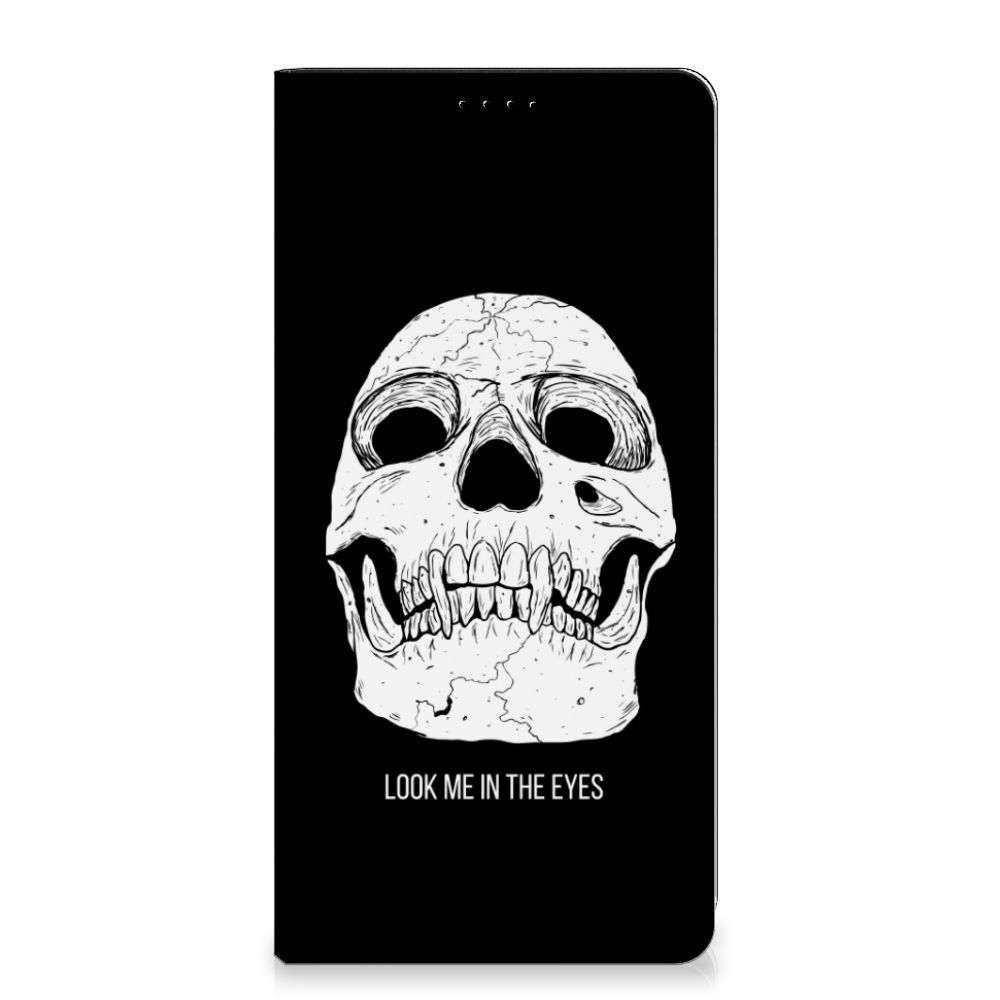 Mobiel BookCase Samsung Galaxy A15 Skull Eyes