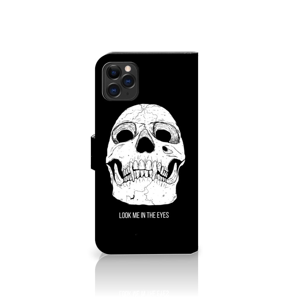 Telefoonhoesje met Naam Apple iPhone 11 Pro Max Skull Eyes