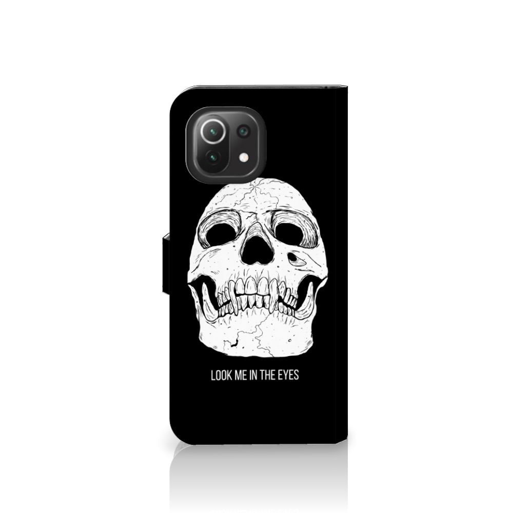 Telefoonhoesje met Naam Xiaomi 11 Lite 5G NE | Mi 11 Lite Skull Eyes