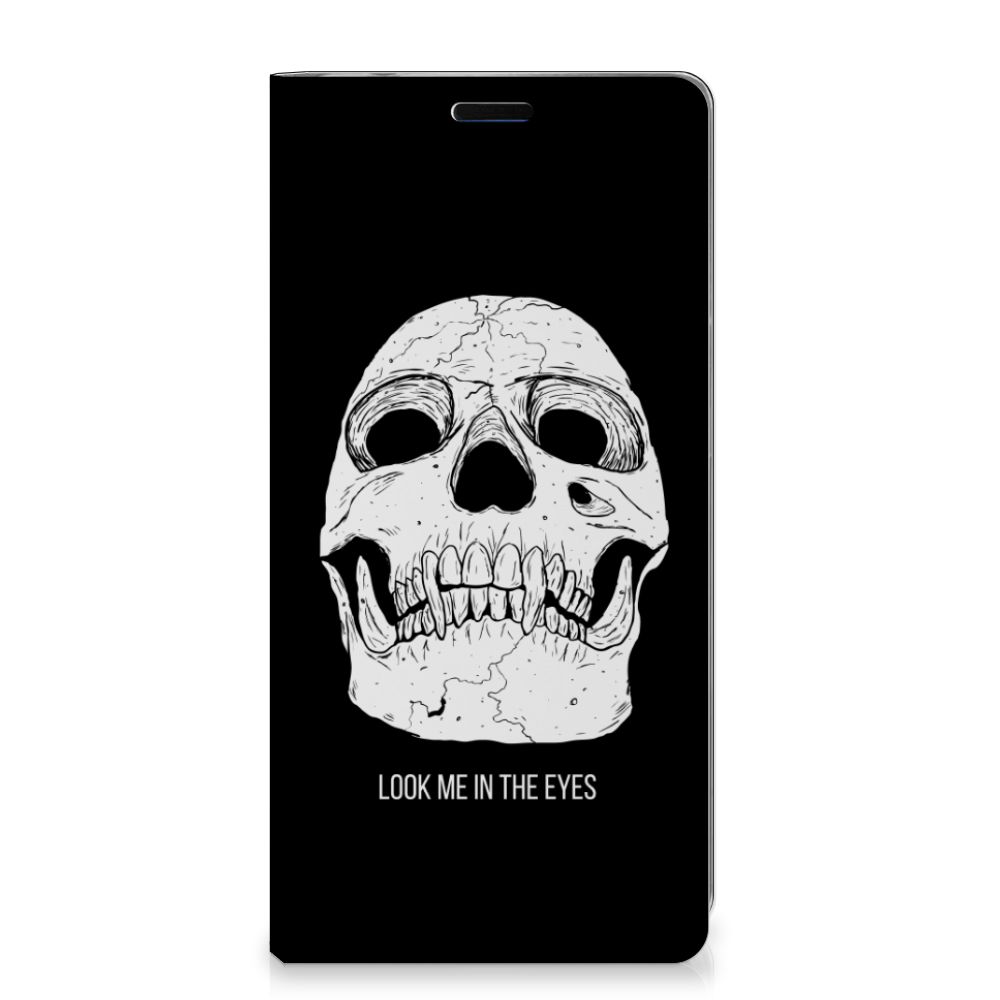Mobiel BookCase Samsung Galaxy A9 (2018) Skull Eyes