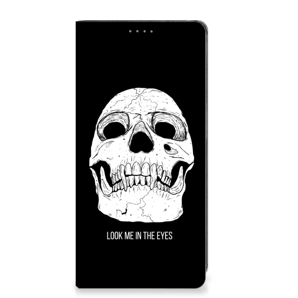Mobiel BookCase Samsung Galaxy A34 Skull Eyes