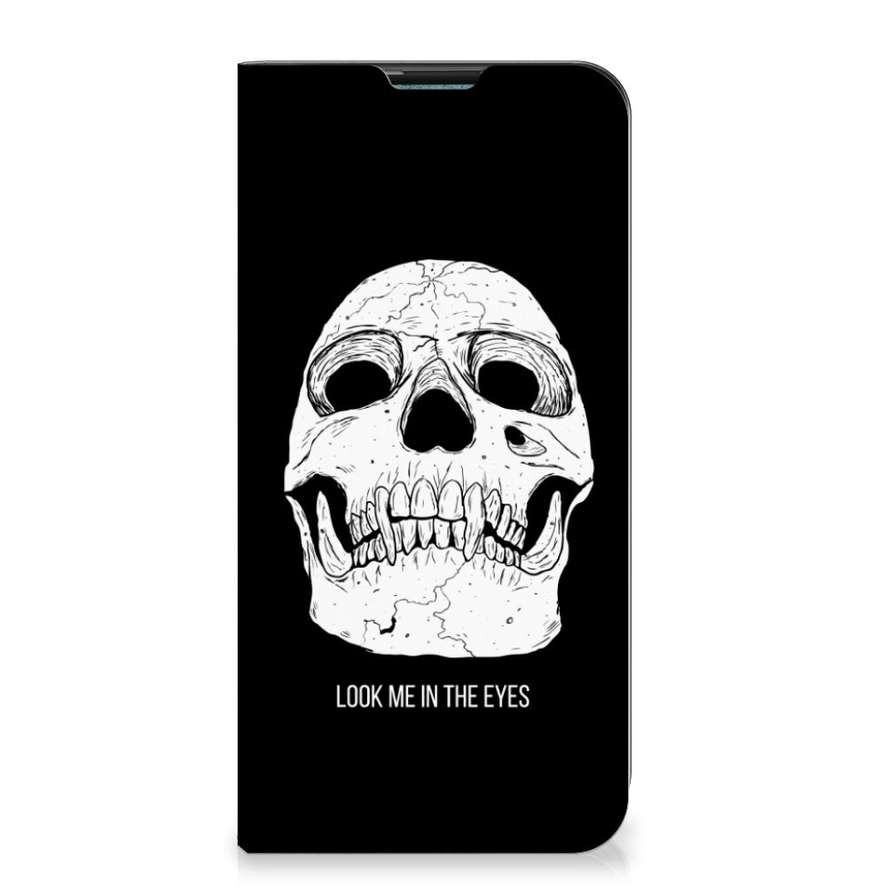 Mobiel BookCase Nokia X20 | X10 Skull Eyes