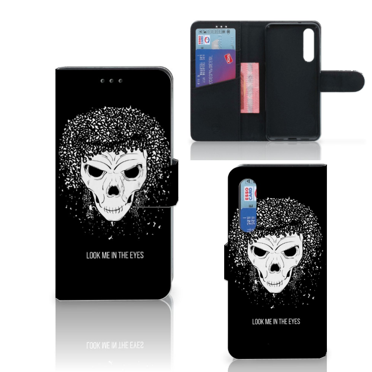 Telefoonhoesje met Naam Xiaomi Mi 9 SE Skull Hair