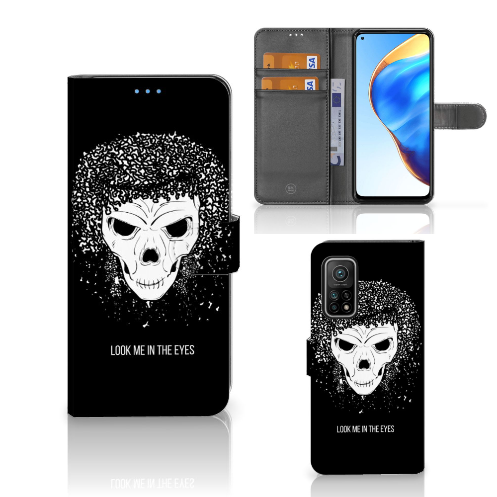 Telefoonhoesje met Naam Xiaomi Mi 10T Pro | Mi 10T Skull Hair