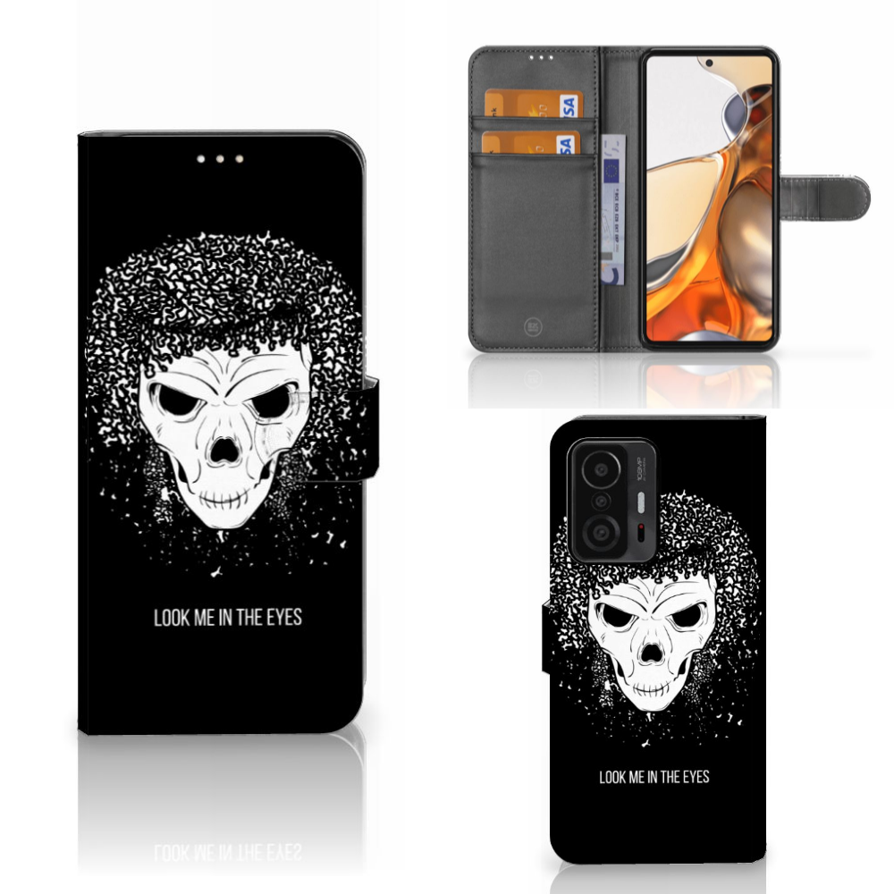 Telefoonhoesje met Naam Xiaomi 11T | 11T Pro Skull Hair