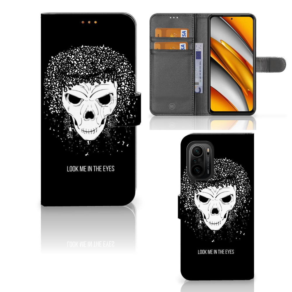 Telefoonhoesje met Naam Poco F3 | Xiaomi Mi 11i Skull Hair